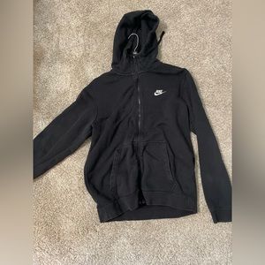Black Nike Zip Jacket Hoodie
